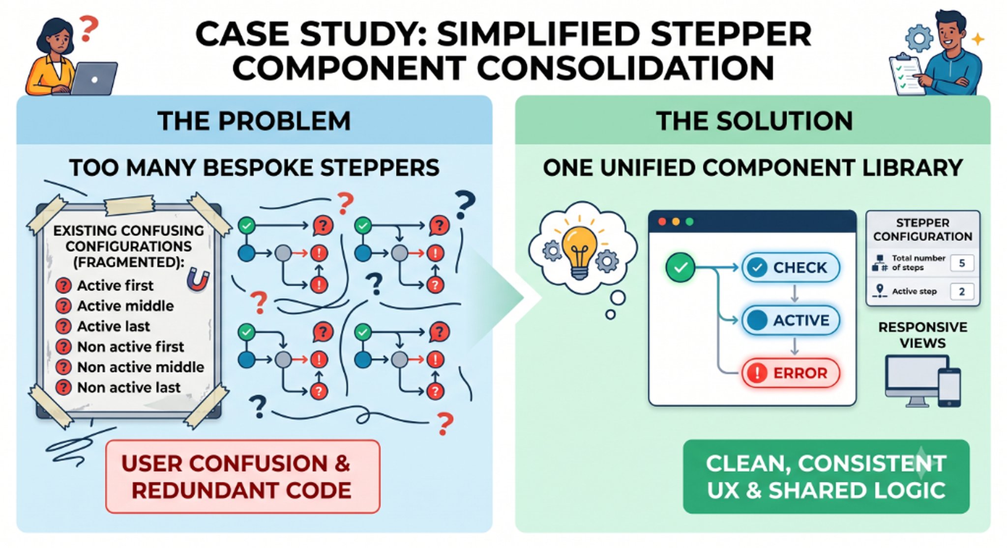 Simplified Stepper Component Consolidation